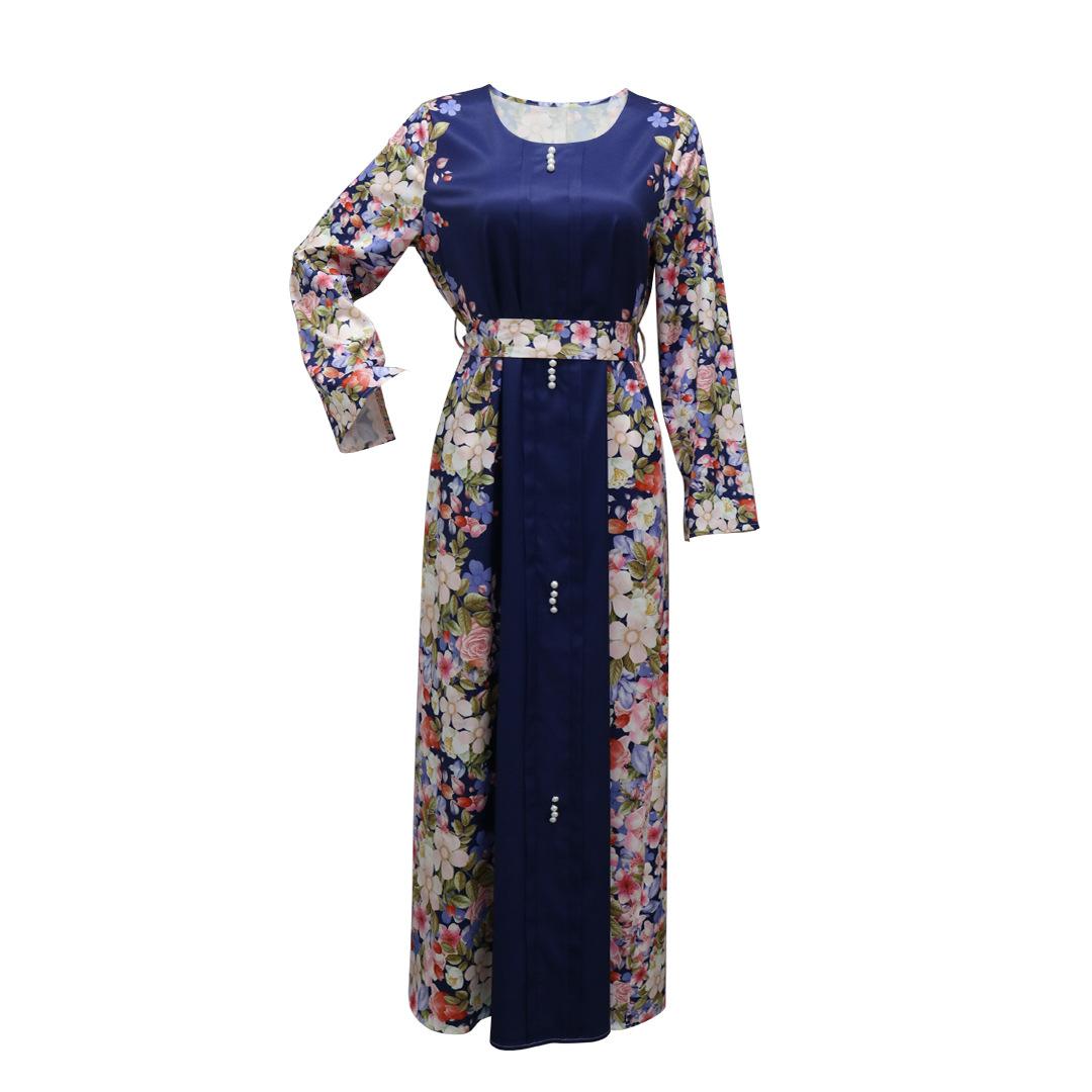 Elegant Muslim Maxi Dress – Modest Middle Eastern Fashion