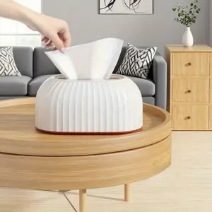 1pc Luxury Desktop Automatic Paper Towel Holder, Modern Simple Design, Creative High-End Paper Dispenser for Home Living Room