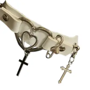 Gothic Choker Necklace Heart