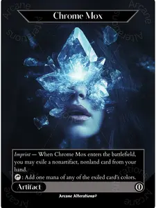 Chrome Mox - Full Art Altered Art Custom Proxy Card