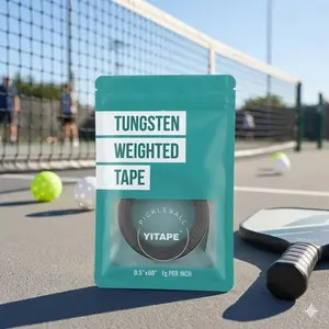 Yitape Match Ball Weight Tape for Balance Adjustment, Strong Adhesion, Cut-To-Fit Sport Equipment Accessory, Enhances Playing Stability