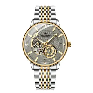 Men's Luxury Automatic Mechanical Watch,Swiss-Made High-End Movement, 42mm Dial, Minimalist Design, Stainless Steel Case, Versatile for Fashion, Business & Casual Wear