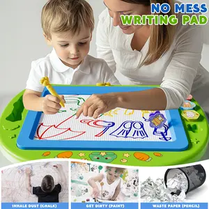 Children’s magnetic drawing board toy for ages 2–4 boys and girls; portable educational toy for outings; erasable drawing board with included markers and stamps; early learning birthday gift; doodle/writing board for toddlers aged 2–4.