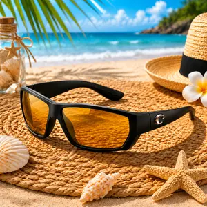 Costa Del Mar Fishing Sunglasses UV400 Polarized Blue Mirror Outdoor Performance Shades