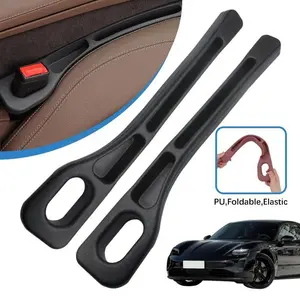 For Porsche Taycan Turbo Car Seat Gap Filler Side Seam Plug Strip Styling Seat Gap Leak-proof Filling Strip Decoration Supplies