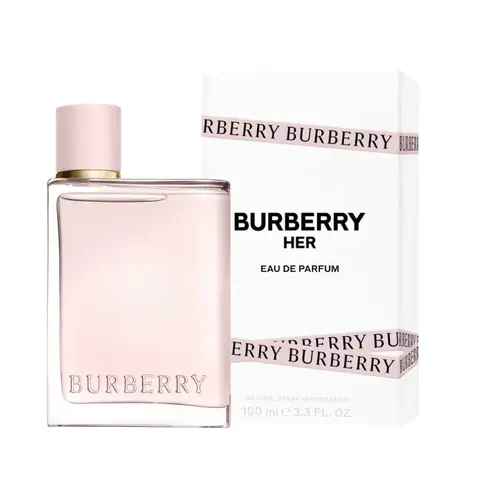 Burberry Her EDP Spray for Women – 3.3 oz / 100 ml – Floral Fruity Gourmand Fragrancel – Fresh, Floral, and Effortlessly Elegant Everyday Fragrance Radiant Fragrant