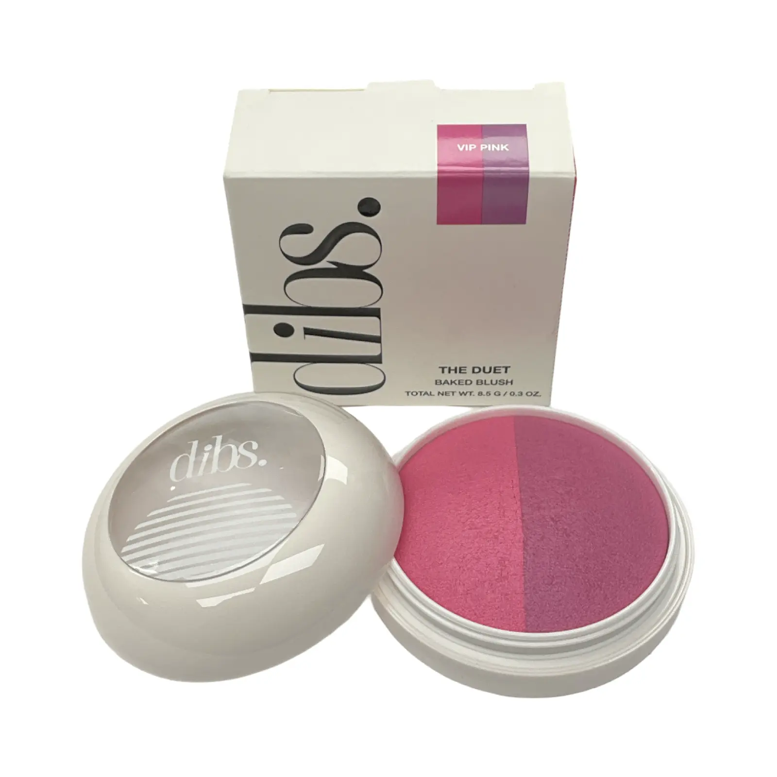 dibs The Duet Baked Blush Vip Pink 8.5g / 0.3oz
