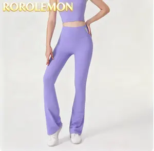 ROROLEMON Buttery Soft Flare Leggings, High Waist Bootcut Yoga Pants for Gym & Daily Wear