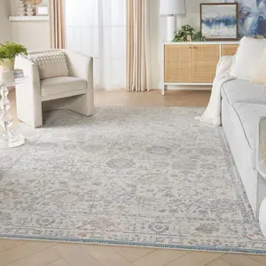 Nourison Desert Mirage Indoor Area Rug, Antique-Inspired, Botanical, Classic, Decorative, Vintage Floral Carpet, Antique-Inspired Area Rugs, Botanical Area Rugs