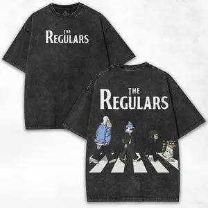 Regular Show x Cartoon Network + Mordecai & Rigby Retro Duo + Heavy Cotton Washed Tee + Limited Drop