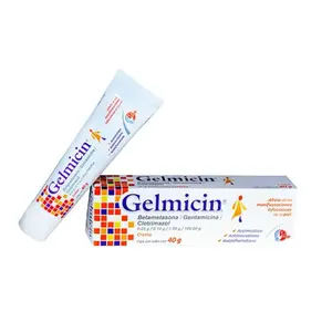 Gelmicin Hydrocortisone 1% Anti-Itch Cream for Skin Rash Allergies Eczema Psoriasis 1.41 oz Eczema-Free Fragrance-Free Comfortable Use