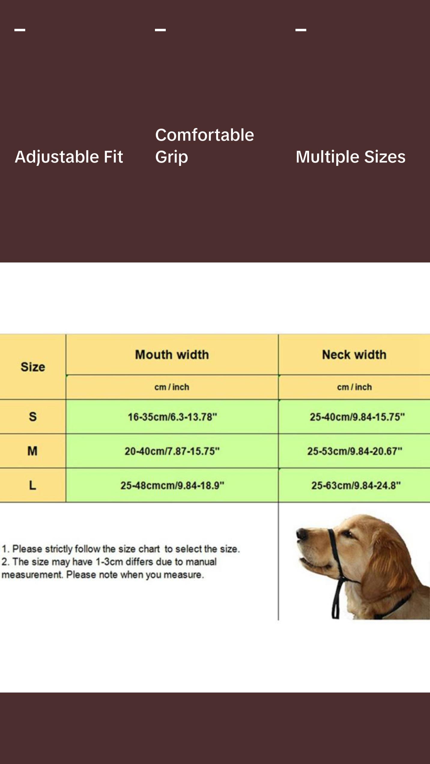 Pet Dog Head Collar Gentle Control Leash Leader Stop Pulling Training Tool No-Pull Painless Head Leash Collar Pet Products