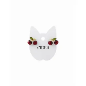 Cider CHERRY STUD EARRINGS