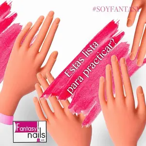 Fantasy Nails Practice Hand for Nails - Ideal for Nail Art Practice and Design - Enhance Your Skills with Realistic Hand Models