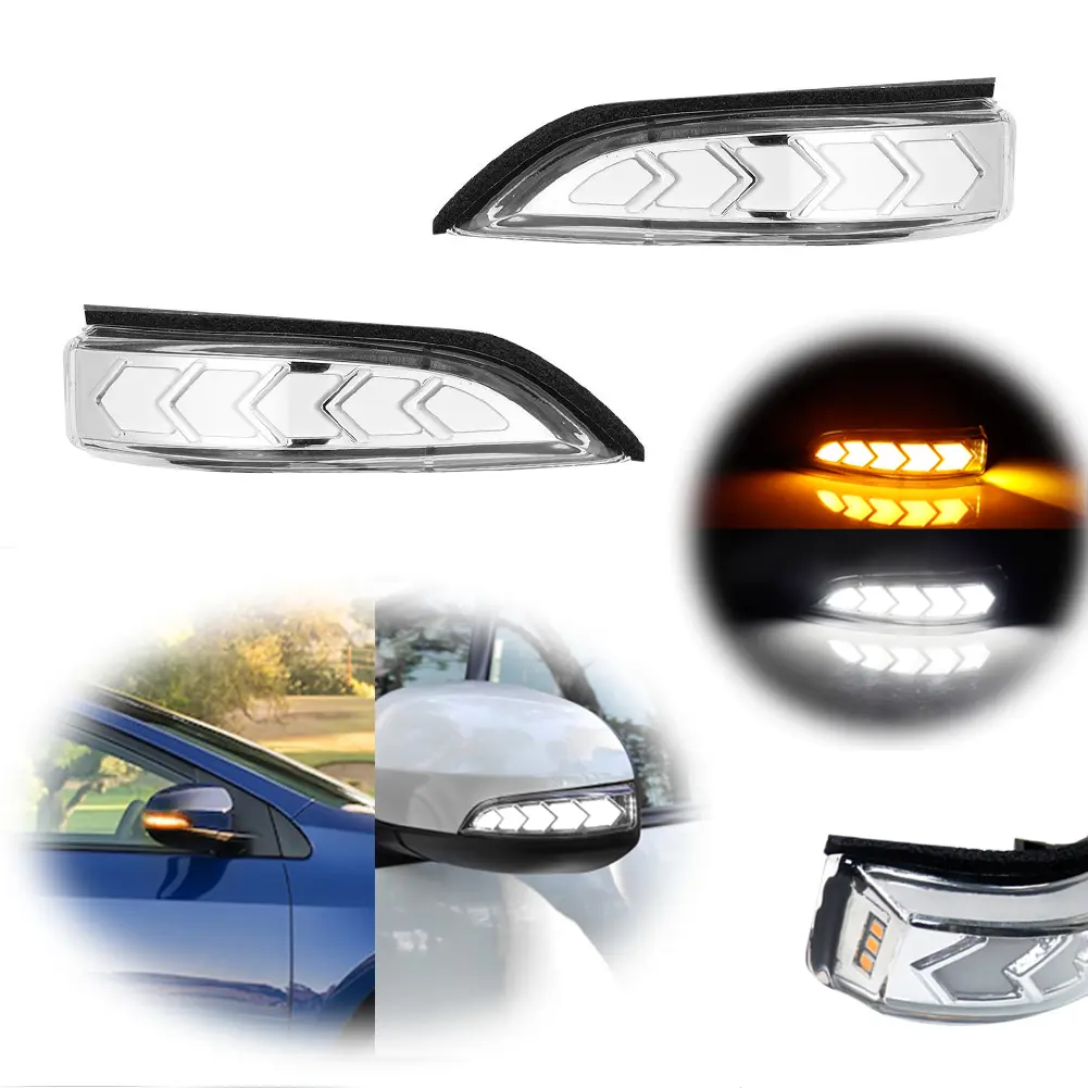2pcs Sequential LED Switchback Side Mirror Signal lamps Lights For Toyota Camry Corolla etc, Replace OEM 81730-52100 81740-52100, 81730-52050 81740-52050, 8173052100 8174052100, 8173052050 8174052050
