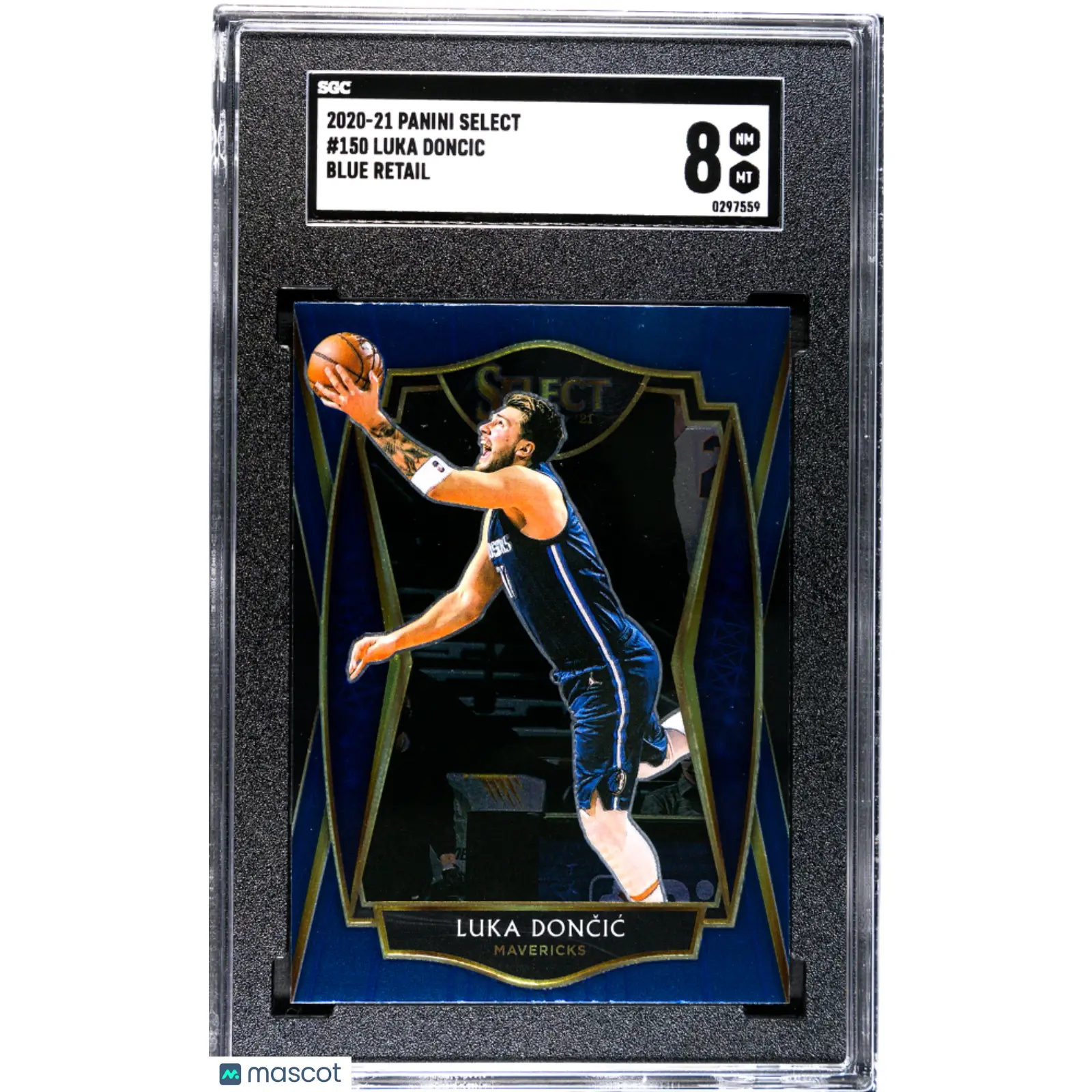 Luka Doncic SGC 2020 21 Panini Select #150 Blue Retail Basketball 8