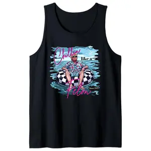 Chillin Like A Felon Retro Pink Summer Funny 2024 Tank Top, Unisex Tank Top