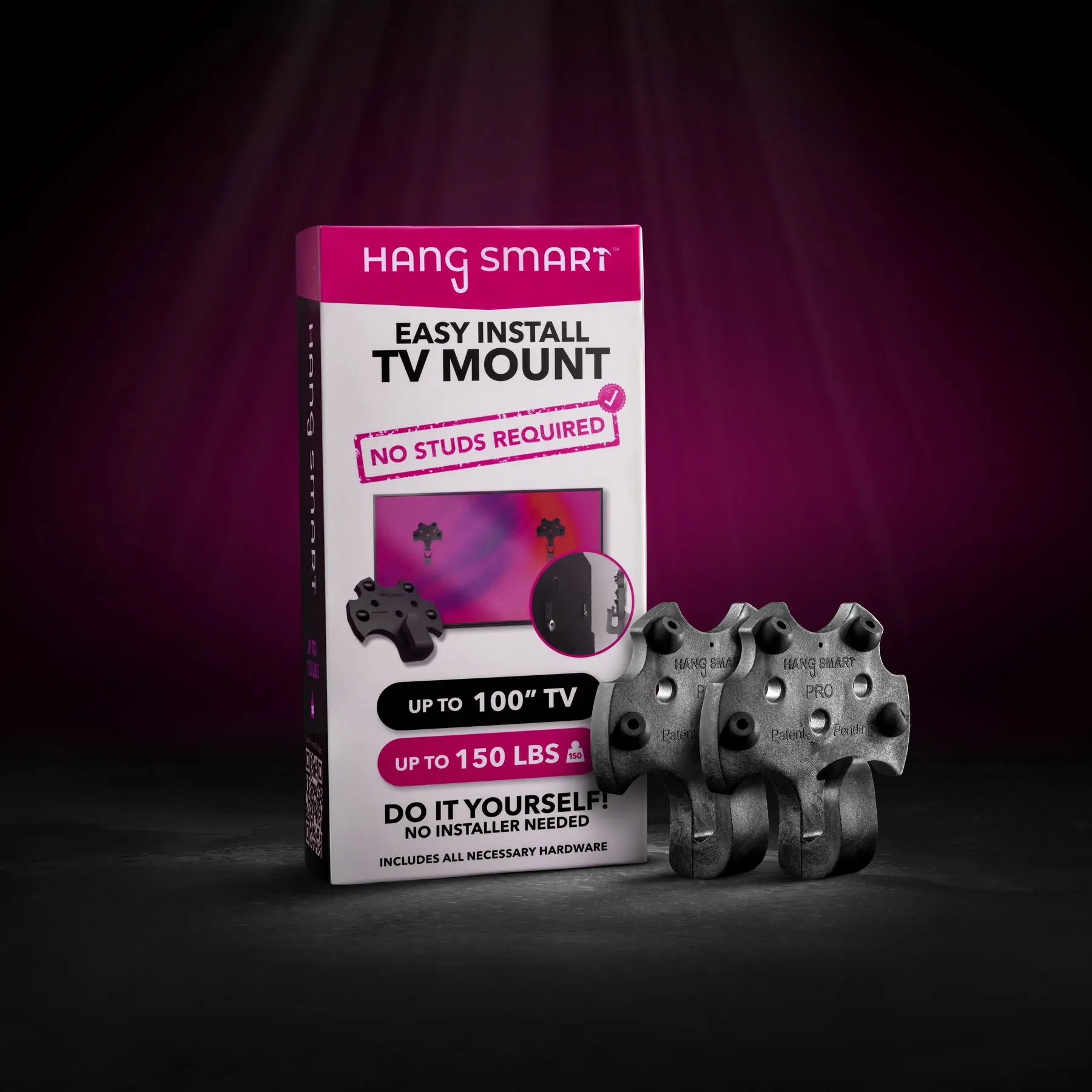 The NO STUD DIY TV mount that hangs any TV in minutes | HangSmartTV® The NO STUD DIY TV mount that hangs any TV in minutes | HangSmartTV®