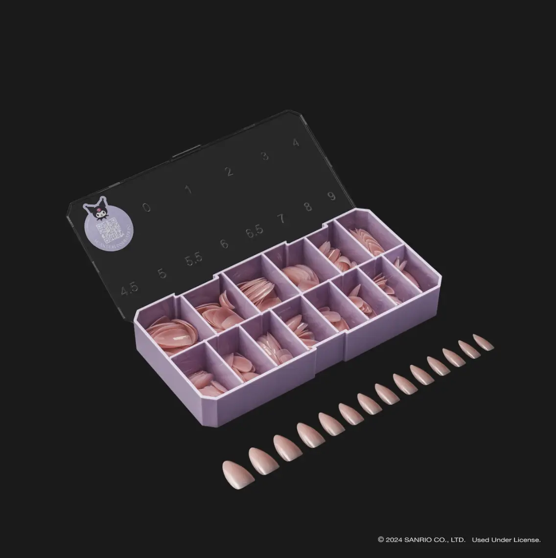 Apres Character Neutral French Natural Almond Medium Tip Box