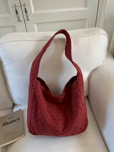 1pc Stylish, minimalist, casual, and retro—perfect for daily commutes, shopping trips, work, or school. Versatile, durable, and spacious, this shoulder bag is an essential for women. Casual Commuter Bag