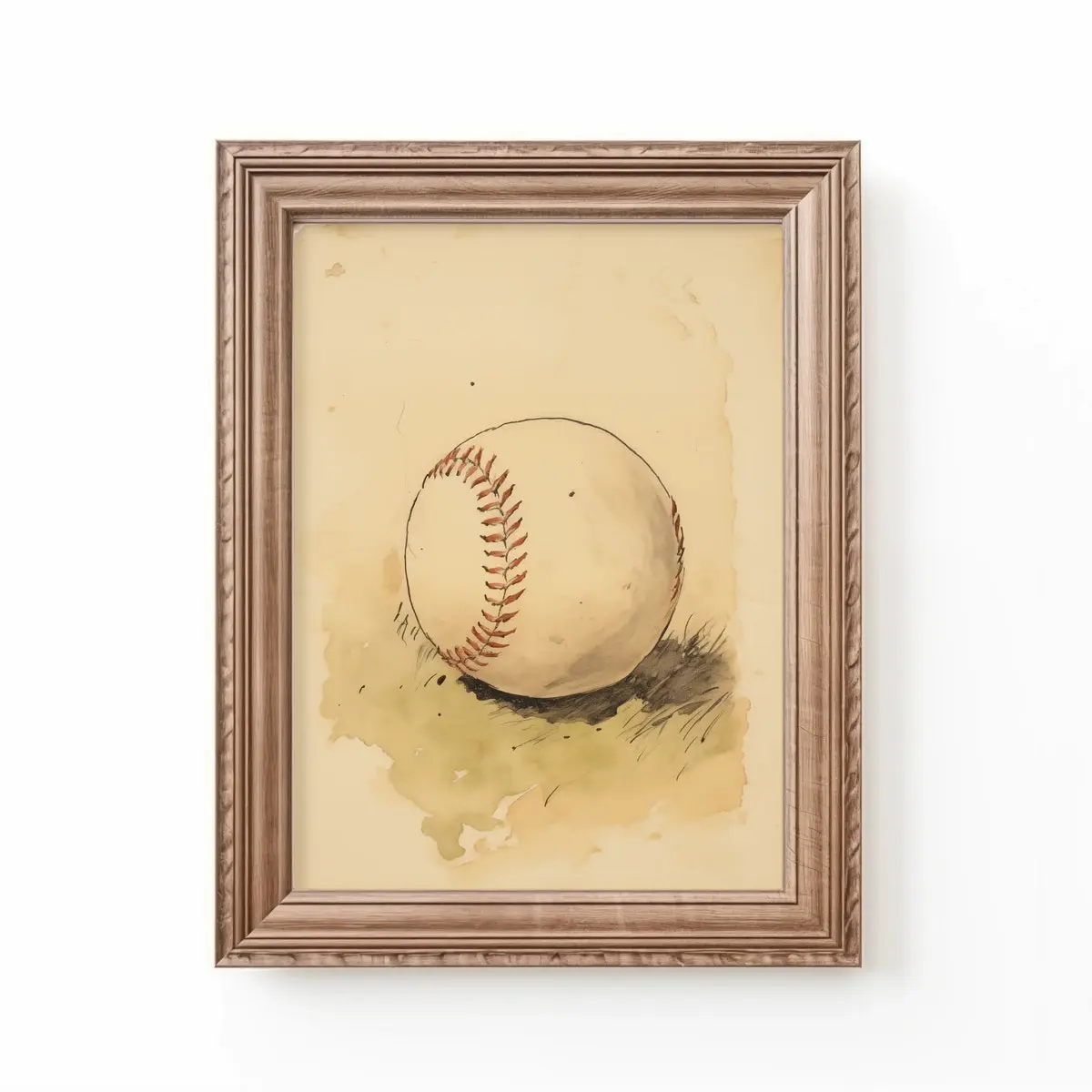 Baseball Picture Nursery Baseball Nursery Art Baseball Kids Room Art Baseball Theme Vintage Print Sports Art Nursery by Bespoke Littles, Room Decor, Unframed