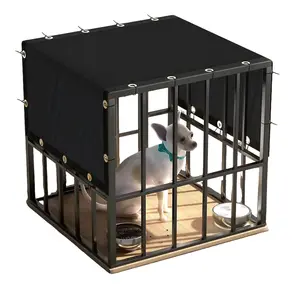 ColourTree Black Shade Cloth with Grommets - 90 Percent Sunblock, Durable Mesh Fabric Tarp for Dog Kennel Cover, Fence Privacy Screen, Greenhouse, Chicken Coop Pet Playpen