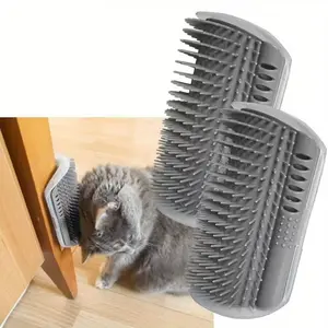 2pcs Soft Paw Corner Massage Comb, Hair Scraper Beauty Brush, Suitable for Long and Short Haired Cats and Dogs