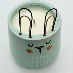 Bunny Rabbit Candle, Easter Candle, Decor Candle Scented Ornaments