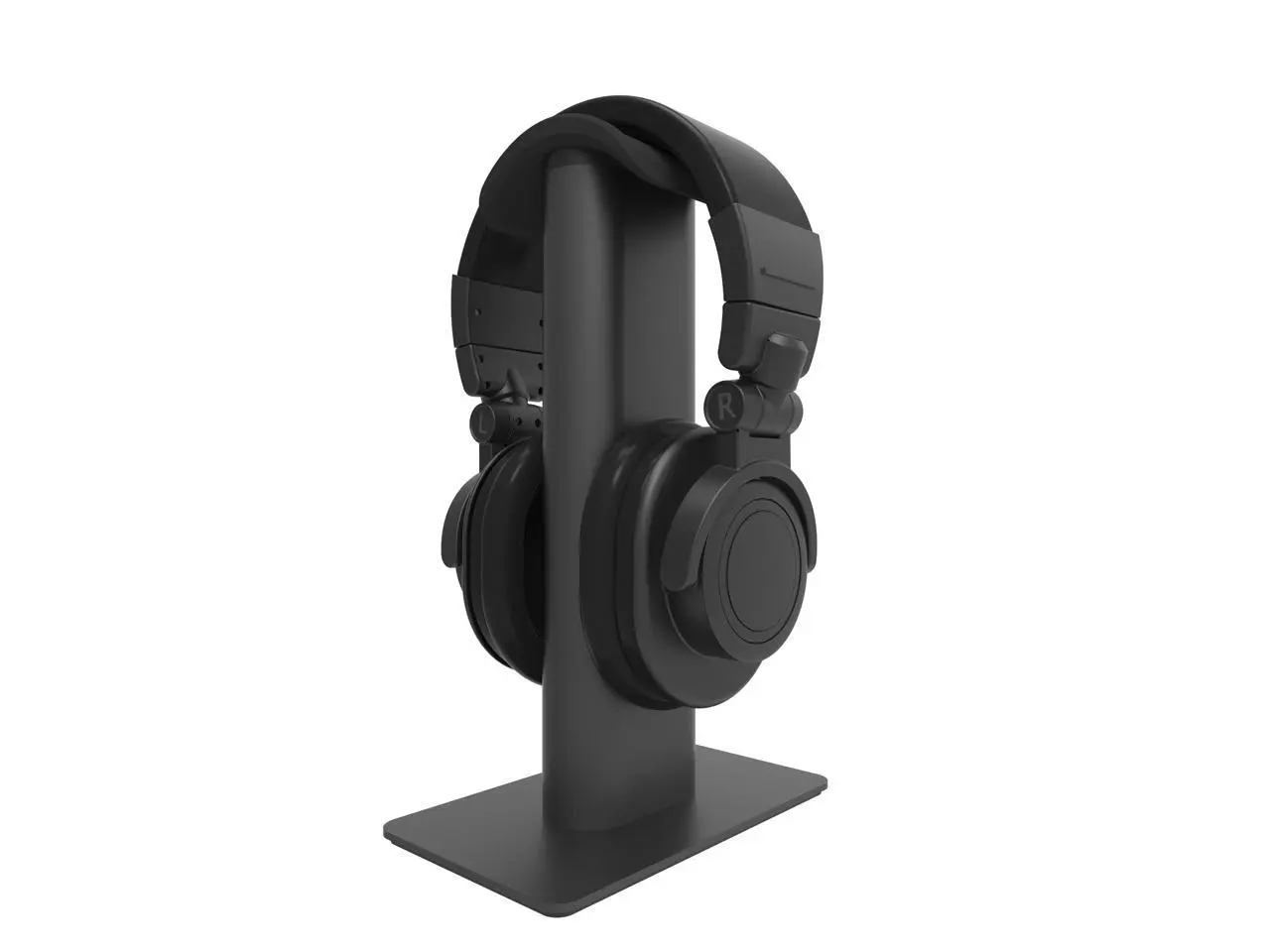 Kanto H2 Premium Universal Headphones Stand with Curved Silicone Padding, Black Kanto H2 Premium Universal Headphones Stand with Curved Silicone Padding, Black