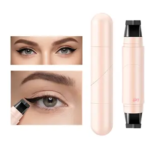 [BUY 1 GET 2] Rotating Eyeliner Stamp Pen – Dual-Head Design with Wing Stamp, Quick-Dry, Long-Lasting, Smudge-Proof for Easy Cat Eye, Sharp Winged Lines & All-Day Makeup Wear