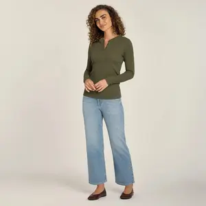 Mott & Bow - High Rise Cropped Straight Leg Hubert - ttk