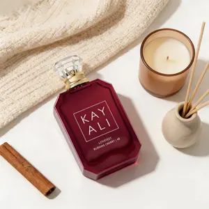 Kayali Lovefest Burning Cherry 48 100ml - Elegant Red Bottle with Gold Cap