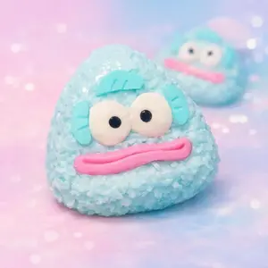 Viral Kawaii Clownfish Rice Ball Squishy Toy – Super Soft Slow Rising Mud Squeeze Stress Relief Fidget Ball for Kids & Teens