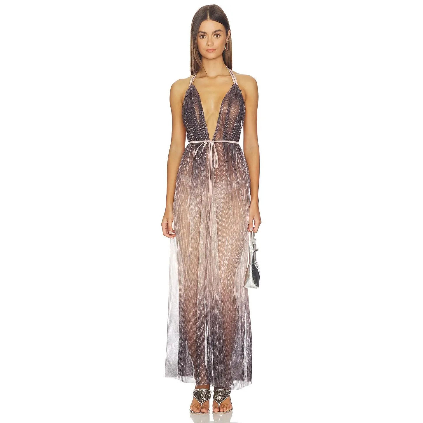 L'IDEE Daphne Dress in Smoke Moonlight