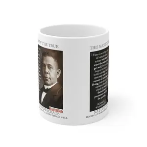Customized Booker T Truth Ceramic Mug 11oz - Durable, BPA & Lead-Free, Microwave & Dishwasher Safe