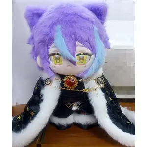 20cm Game Kamishiro Rui Plush Doll with Skeleton Change Clothes Soft Stuffed Plushie Cartoon Figure Cosplay Toy Fans Gift
