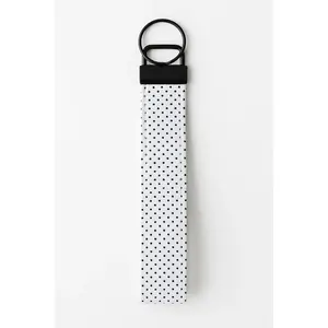 Polka Dot Wristlet Keychain