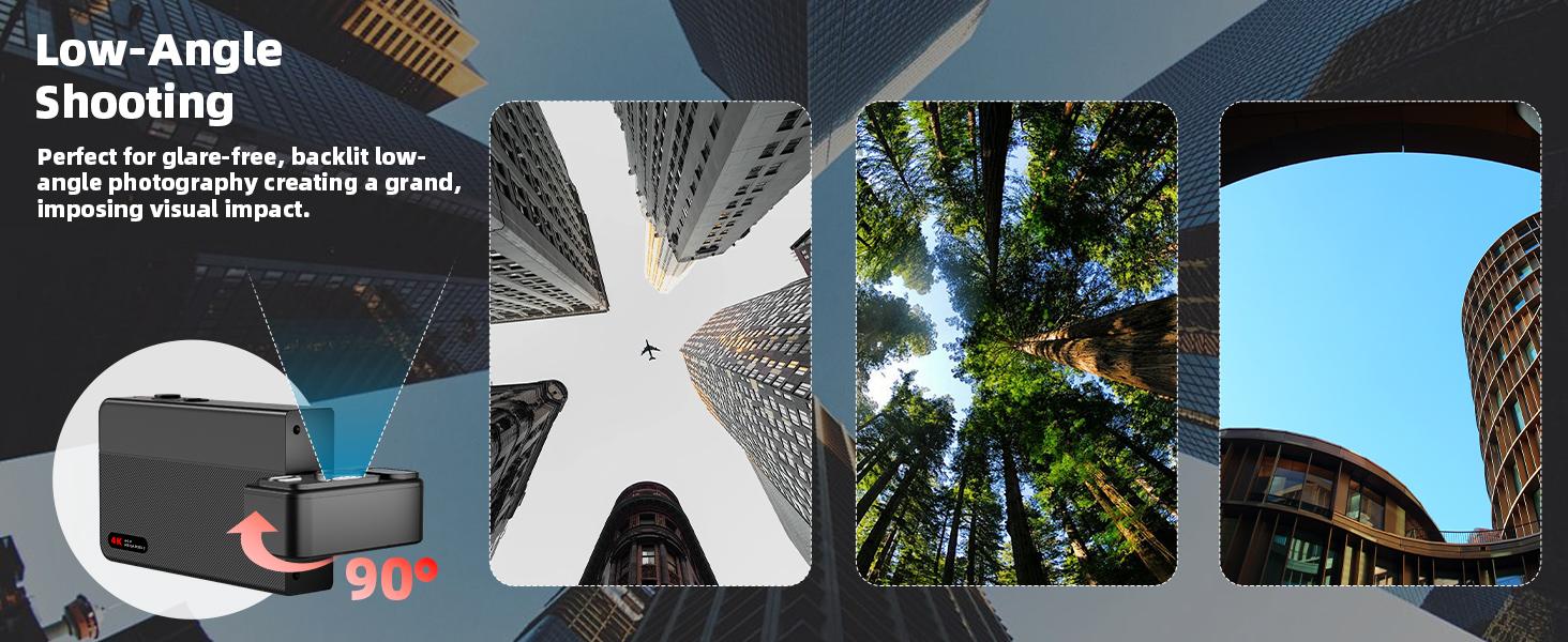 Digital Camera, 4K 64MP Cameras for Photography, 270°Flip Screen Vlogging Camera, Autofocus, Flash, 18X Zoom, 2 Batteries, 64GB Card, Point and Shoot Digital Cameras for Kids Teens, Black