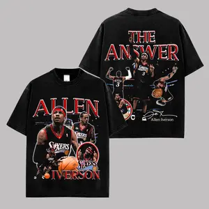 [ 🎉 Sale Up To 50%] The Answer 3 Vintage Basketball Graphic Tee, Retro Philly Legend Shirt, Crossover Guard Streetwear T-Shirt, Oversized Sports Fan Tee, Classic Game Day Cotton Shirt