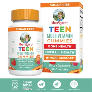 MaryRuth's Teen Multivitamin Gummies - Sugar Free - 1 Month Supply - Immunity - Bone Health - Vegan - Gluten Free MaryRuth's Teen Multivitamin Gummies - Sugar Free - 1 Month Supply - Immunity - Bone Health - Vegan - Gluten Free