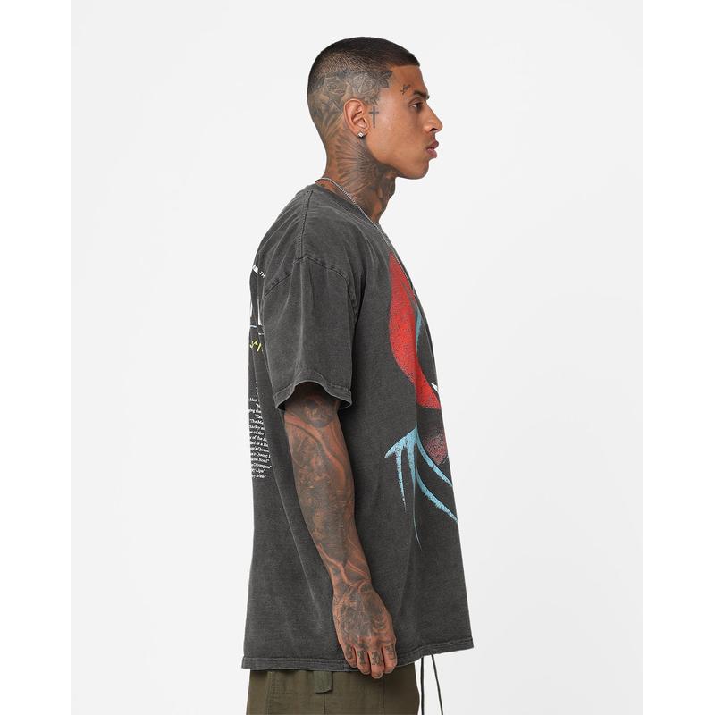 73Studio X DC 1993 Batman Heavyweight Vintage T-Shirt Black Wash