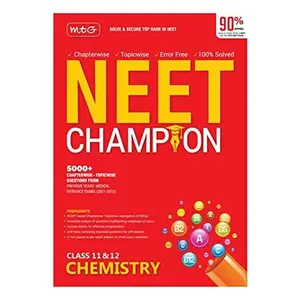 USED-MTG NEET Champion Chemistry Book Latest Revised Edition 2022, 100% Solved Question Bank of last 10 years by MTG Editorial Board (Paperback)