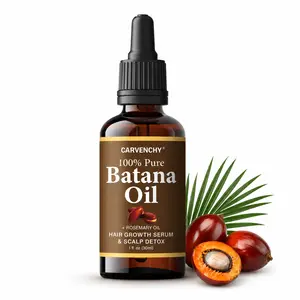 100% Pure & Natural Batana Oil, Revitalizing Hair Formula for Strong Healthy Hair, Enriched with Organic Rosemary Essential Oil & Vitamin E to Nourish Scalp Deeply