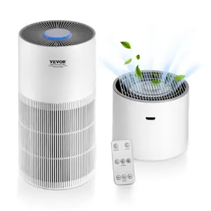 【FathersDayGift】VEVOR Air Purifier, Covers Up to 1090 ft² in One Hour, True HEPA 11 Filter, 22dB Quiet, Filters Up to 95% of Pollen, Smoke, Dust, Pet Dander, Odor, Hair, Air Cleaner for Home, Large Room, Bedroom