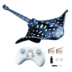 Remote Control Electric Shark Toy, Creative Animals Water Toy with Diving Light, Outdoor Toy for Swimming Pool, Interesting Gifts, Back To School, Outdoor Play Sets, Birthday Gifts electric  boat