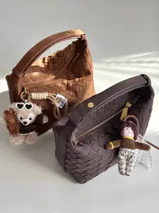 Women's Suede Hobo Handbag, Elegant Solid Color Design, Perfect for Daily Use & Special Occasions, Stylish Shoulder Crossbody Bag