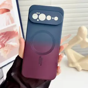 New Luxury for Google Pixel 11 10 9 Pro XL Pro & 10A 9A 8A 7A Cellphone Protective Case Magnetic Mag-safe Wireless Charge Gradual Silicone All-round Camera Shell