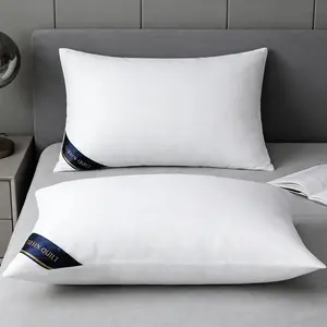 White Soft Pillow Breathable All Night, High-Quality Filler Home Bedroom Essential