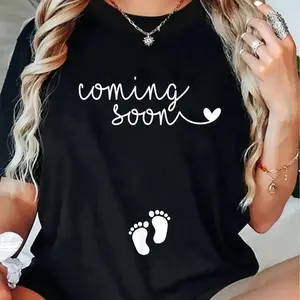 Casual Tshirt Pregnancy Announcement For Pregnant Mom To Announce Pregnant T-Shi