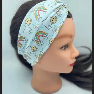 Dental Rainbow headband with teeth, womens hair accessory